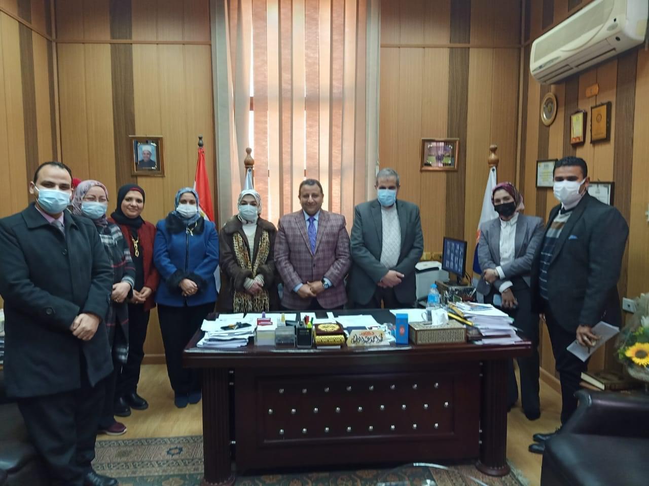 Inspection visit to the faculty of Tourism& Hotels by Mansoura University Quality Assurance and Assessment Center